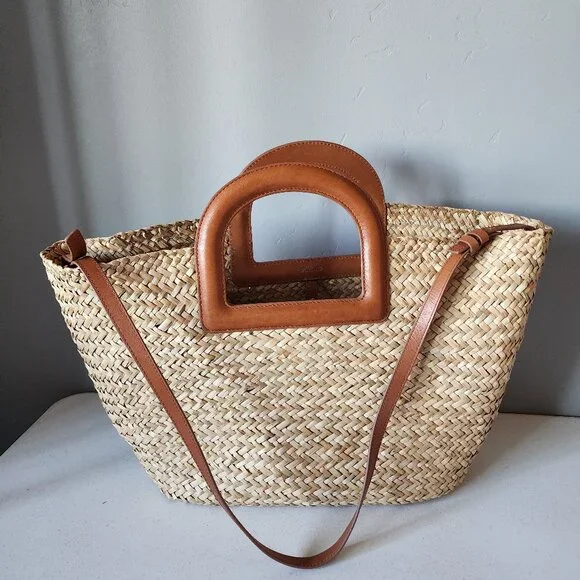 Madewell Straw Tote "LIKE NEW" - Picture 14 of 16